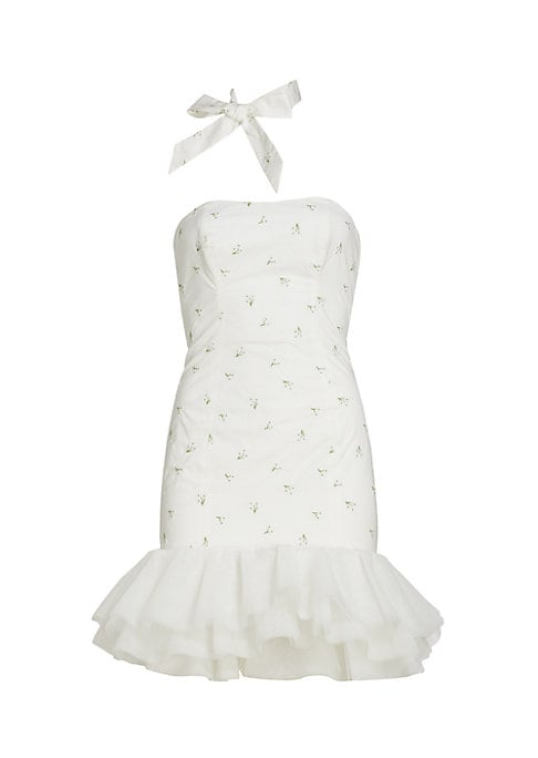 Floral Flare Tulle Dress