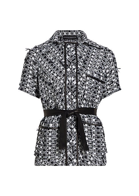 Chic Tweed Cargo Top
