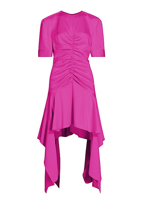 Cascading Ruched Dress