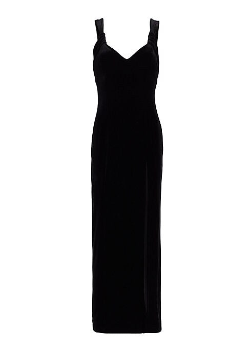 Velvet Elegance Maxi Dress