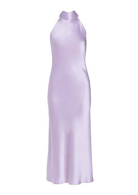 Satin Halter Elegance Gown