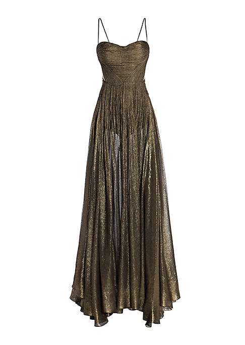 Metallic Charm Gown