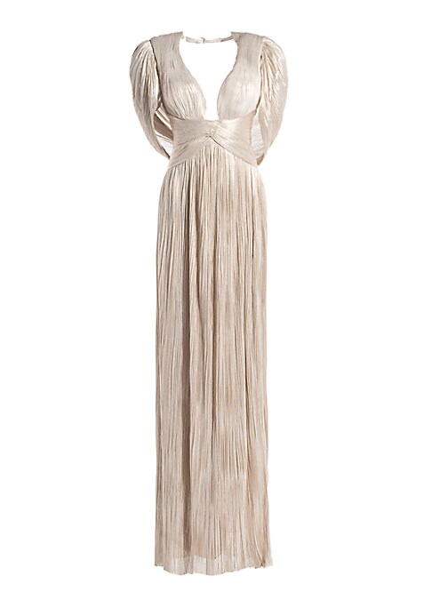 Silk Slit Gown Delight