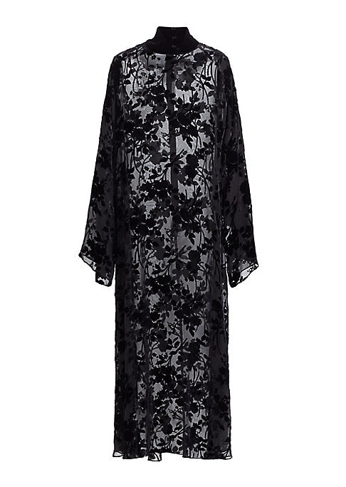 Blooming Velvet Gown