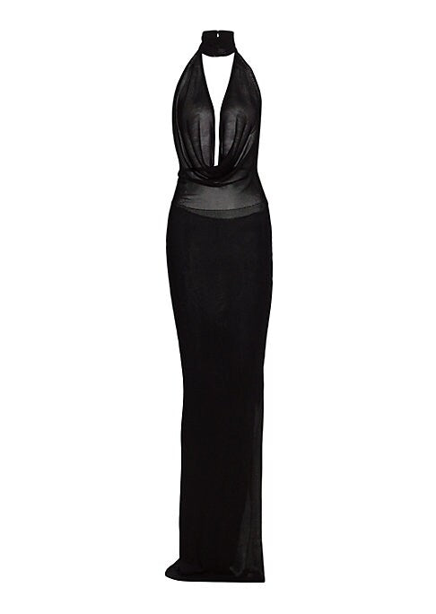 Cowl Elegance Gown