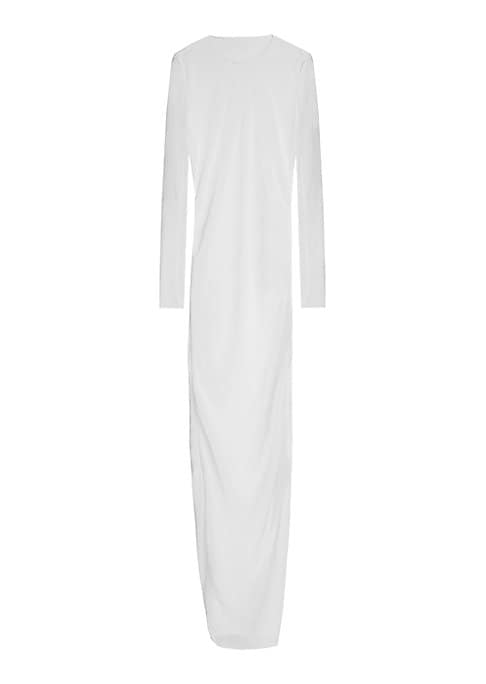 Sheer Long Sleeve Gown