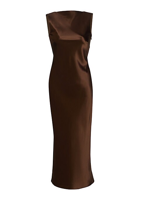 Elegant Silk Midi Dress