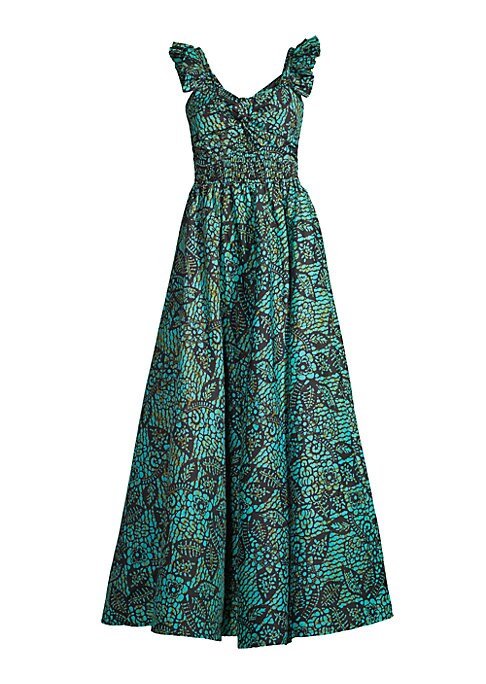 Vibrant Flutter Maxi Dress