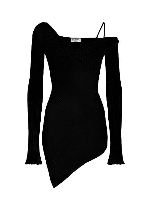 Chic Asymmetrical Mini Dress