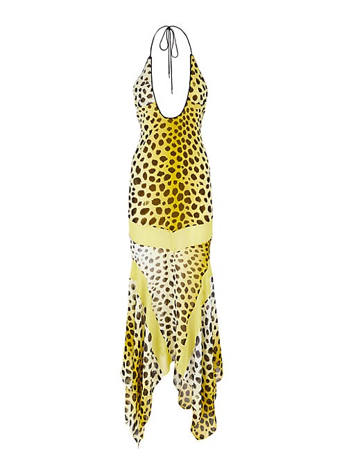 Exotic Cheetah Midi Dress