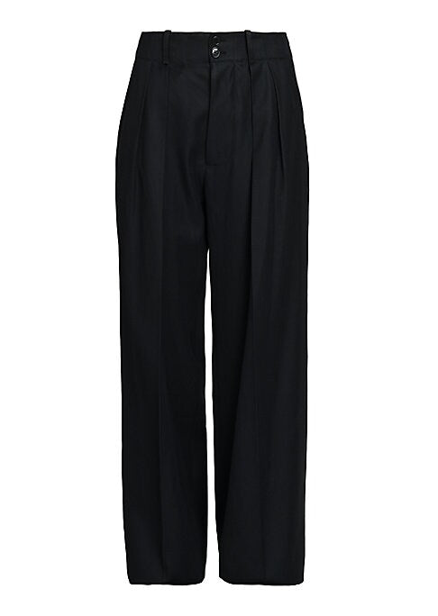 Sleek Pleat Trousers