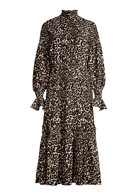 Leopard Luxe Midi Dress