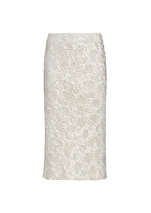 Floral Elegance Midi Skirt