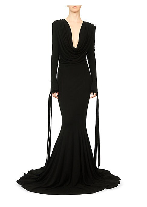 Sculpted Elegance Gown