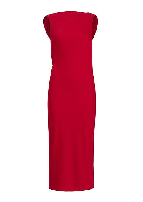 Elegant Silk Midi Dress