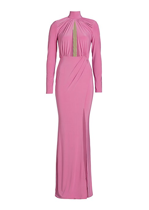 Chic Cut-Out Evening Gown