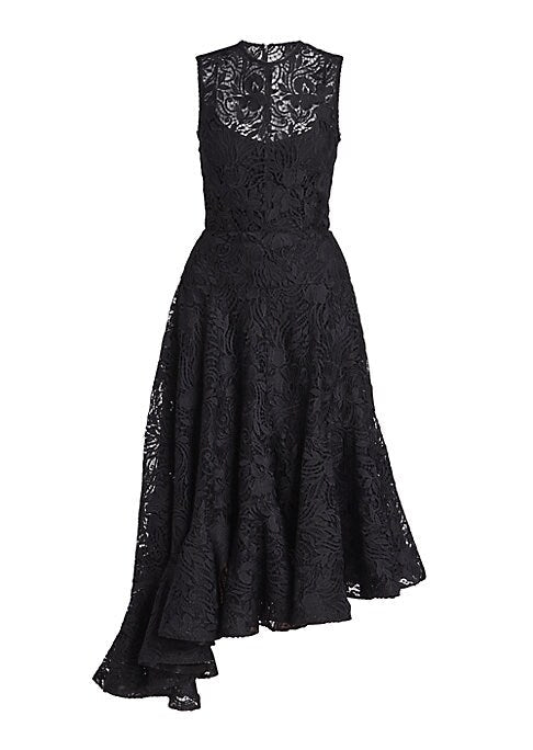 Lace Elegance Midi Dress