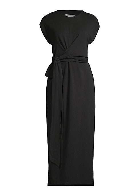 Chic Tie-Waist Midi Dress