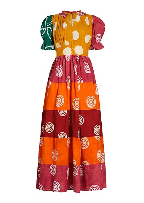 Chic Tiered Cotton Dress