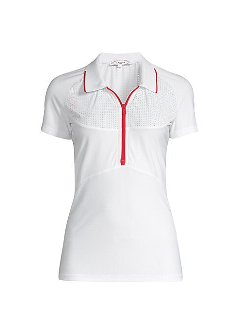 Breathable Performance Zip Polo
