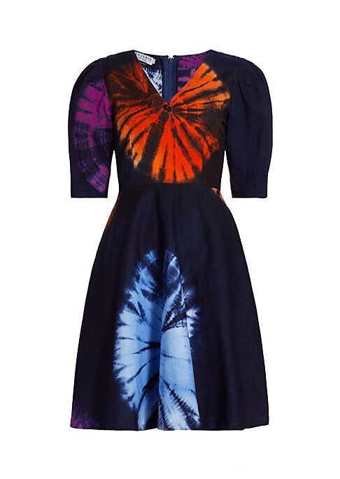 Vivid V-Neck Minidress