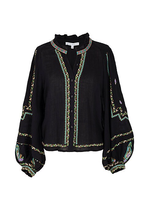 Embroidered Cotton Blouse
