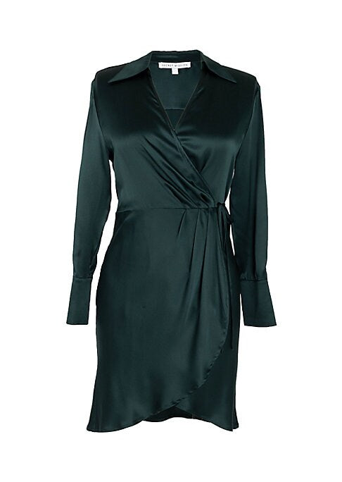 Silk Wrap Minidress