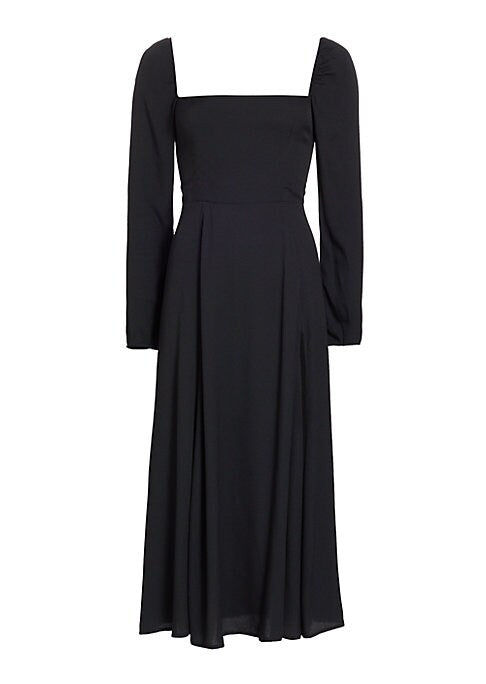 Elegant Slit Midi Dress