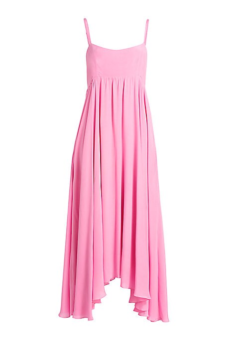 Radiant Silk Maxi Dress