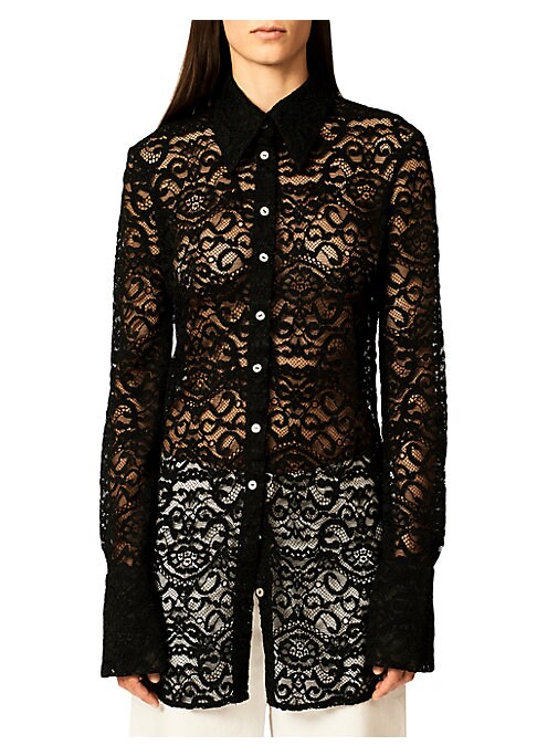 Luxe Lace Longline Top