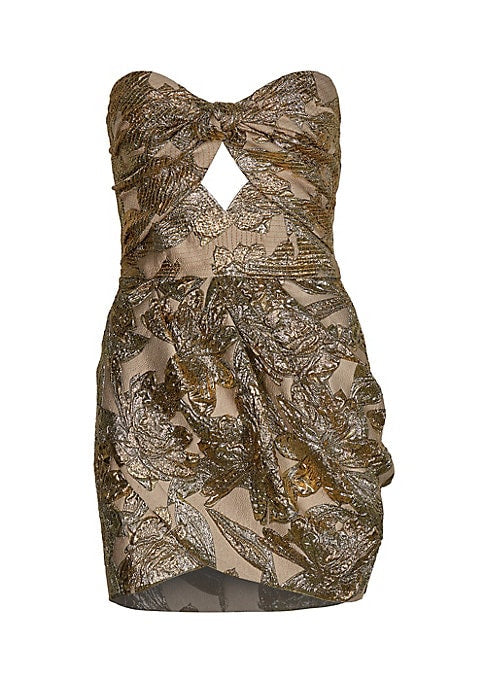 Metallic Knot Minidress