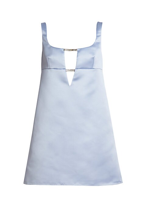 Lustrous Cut-Out Minidress