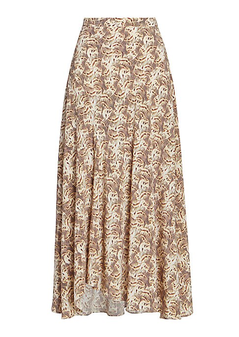 Chic Abstract Midi Skirt
