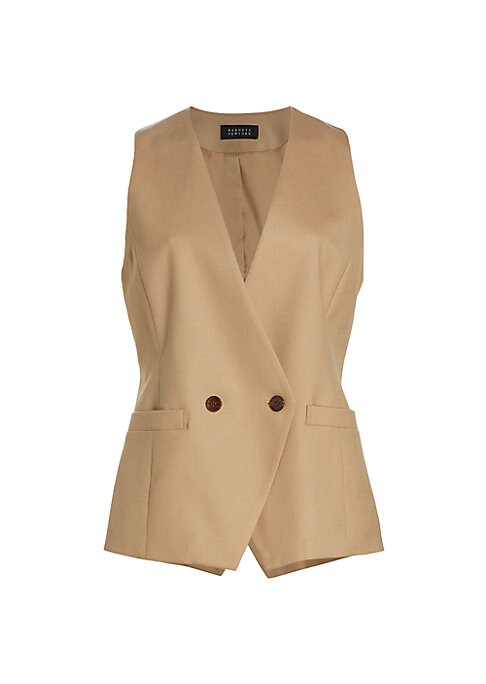 Chic Wool Button Vest
