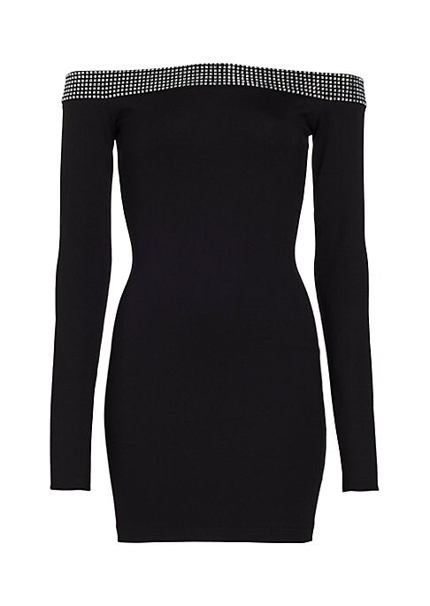 Glam Off-Shoulder Minidress