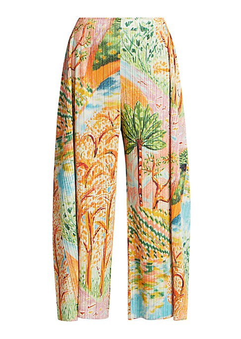 Scenic Pleated Wide Pants