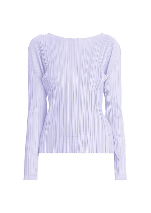 Chic Pleated Boatneck Top