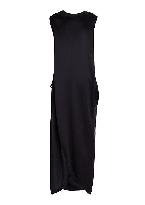 Luxe Silk Asymmetric Dress