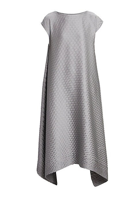 Textured Float Midi-Dress