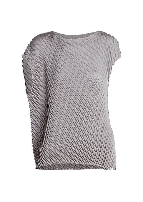 Asymmetrical Pleats Top