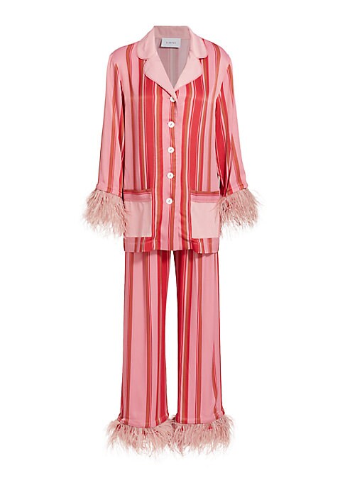 Feathered Luxe Pajama Set