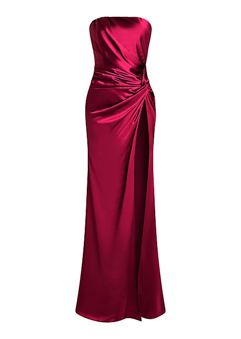 Twisted Satin Evening Gown
