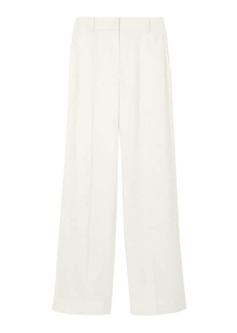 Silken Wide-Leg Trousers