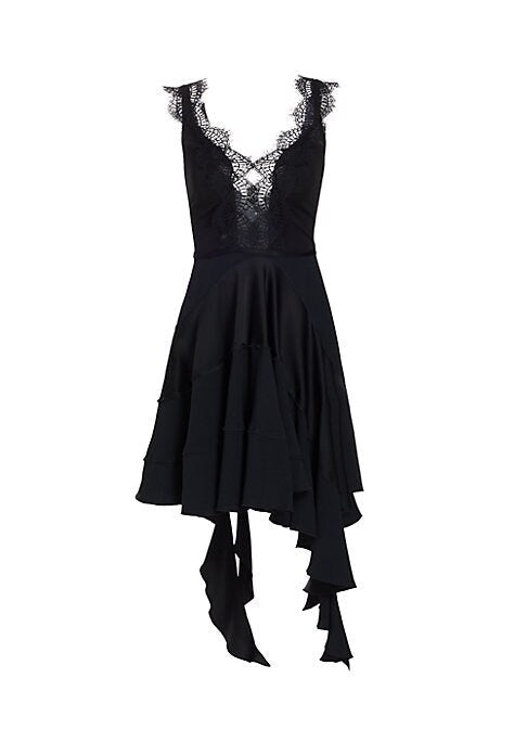 Lace and Satin Charm Dress