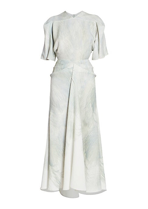 Chic Draped Midi Dress