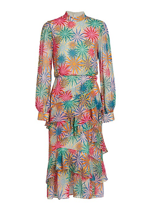 Floral Ruffle Midi Delight