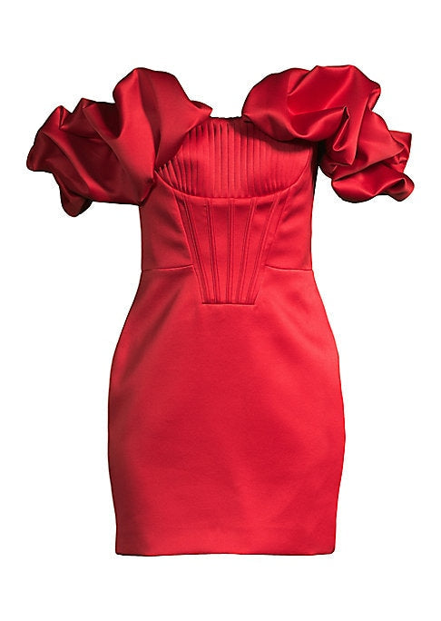 Ruffled Elegance Mini Dress