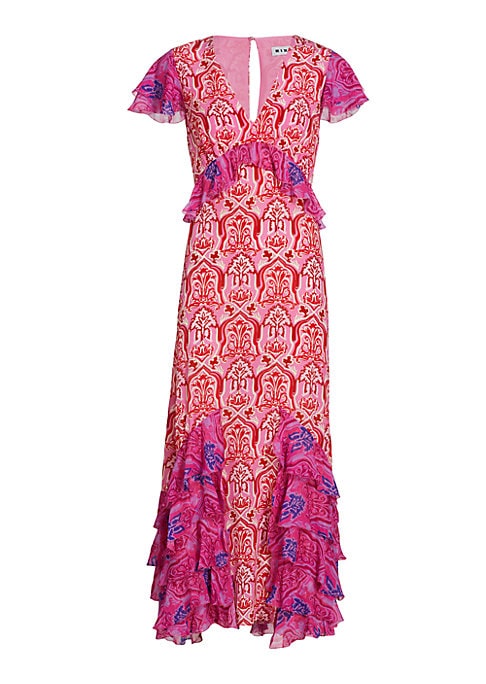 Vibrant Flutter Maxi Dress