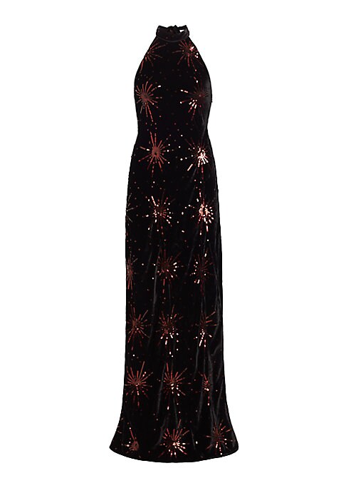 Glam Shine Velvet Gown