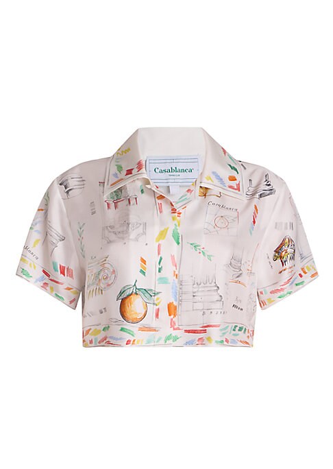 Silk Short Sleeve Top